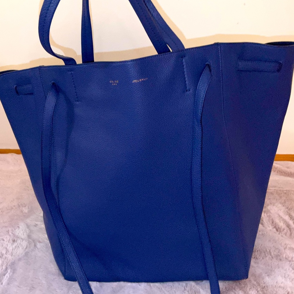 Celine phantom tie cabas tote leather